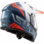 Casco offroad LS2 Helmets MX436 PIONEER EVO Evolve White Cobalt - Micasco.es - Tu tienda de cascos de moto