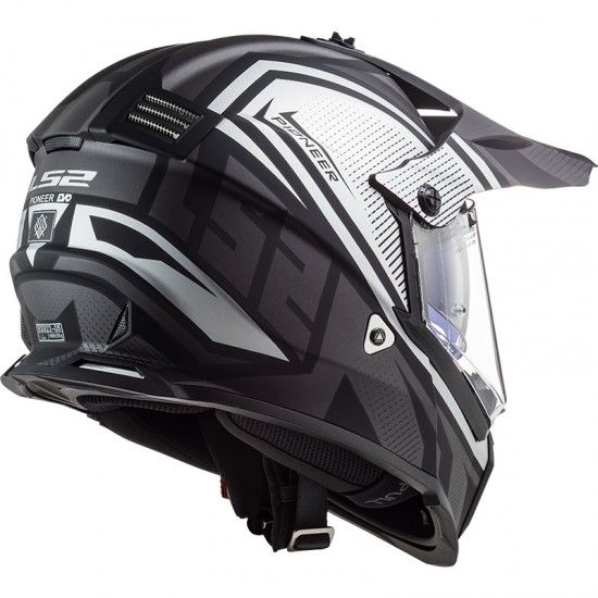 SUPEROFERTA Casco offroad LS2 Helmets MX436 PIONEER EVO Master Matt Titanium - Micasco.es - Tu tienda de cascos de moto