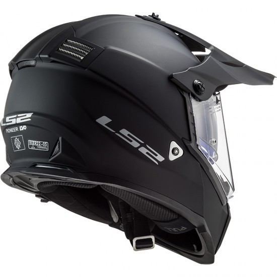 Casco offroad LS2 Helmets MX436 PIONEER EVO Solid Matt Black - Micasco.es Casco offroad LS2 Helmets MX436 PIONEER EVO Solid Matt Black - Micasco.es - Tu tienda de cascos de moto