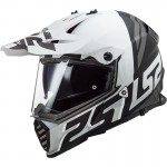 SUPEROFERTA Casco offroad LS2 Helmets MX436 PIONEER EVO Evolve Matt Black White - Micasco.es - Tu tienda de cascos de moto