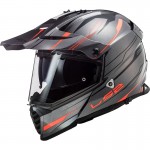 Casco offroad LS2 Helmets MX436 PIONEER EVO Knight Titanium Fluo Orange - Micasco.es - Tu tienda de cascos de moto