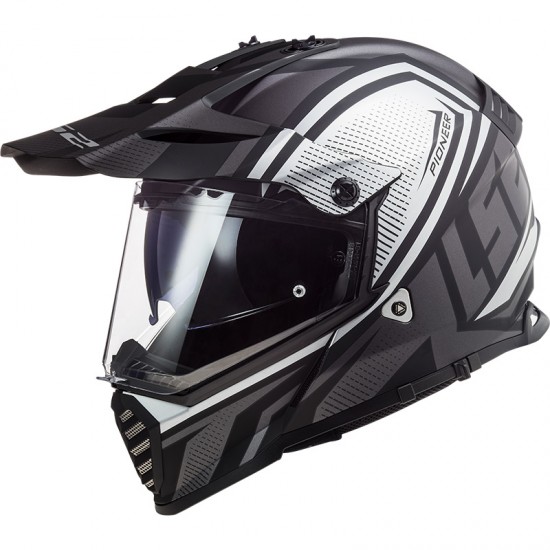 SUPEROFERTA Casco offroad LS2 Helmets MX436 PIONEER EVO Master Matt Titanium - Micasco.es - Tu tienda de cascos de moto