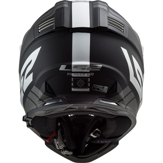 SUPEROFERTA Casco offroad LS2 Helmets MX436 PIONEER EVO Evolve Matt Black White - Micasco.es - Tu tienda de cascos de moto