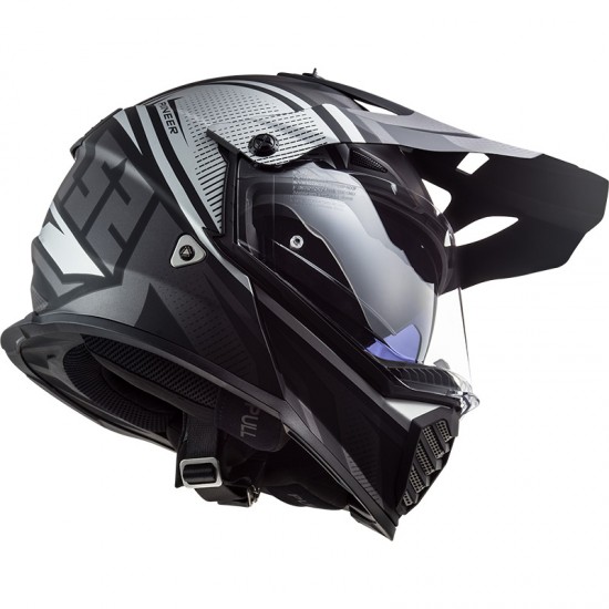 SUPEROFERTA Casco offroad LS2 Helmets MX436 PIONEER EVO Master Matt Titanium - Micasco.es - Tu tienda de cascos de moto