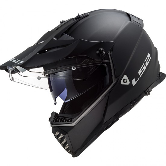 Casco offroad LS2 Helmets MX436 PIONEER EVO Solid Matt Black - Micasco.es - Tu tienda de cascos de moto