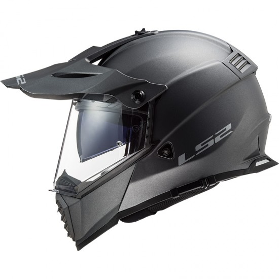 Casco offroad LS2 Helmets MX436 PIONEER EVO Solid Matt Titanium - Micasco.es - Tu tienda de cascos de moto