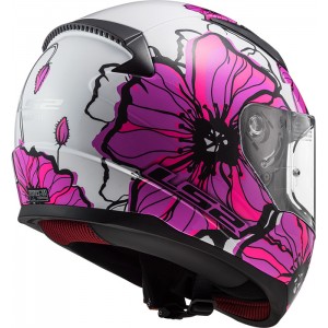 Casco integral LS2 Helmets FF353 RAPID Poppies Pink - Micasco.es - Tu tienda de cascos de moto