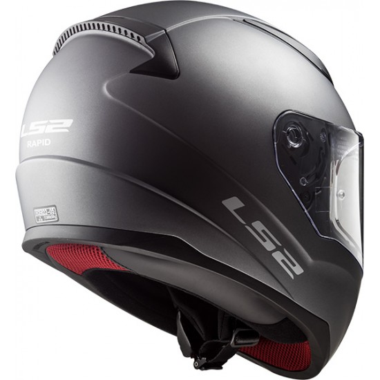 Casco integral LS2 Helmets FF353 RAPID Solid Matt Titanium - Micasco.es - Tu tienda de cascos de moto