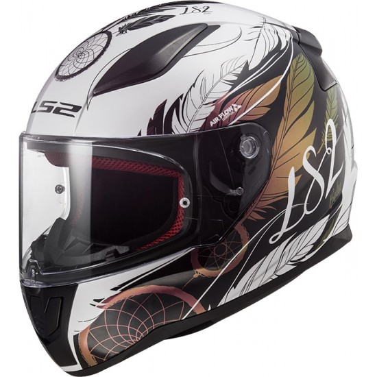 Casco integral LS2 Helmets FF353 RAPID Boho White Black Pink - Micasco.es - Tu tienda de cascos de moto