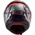 SUPEROFERTA Casco integral LS2 Helmets FF353 RAPID Naughty Matt Blue Fluo Orange