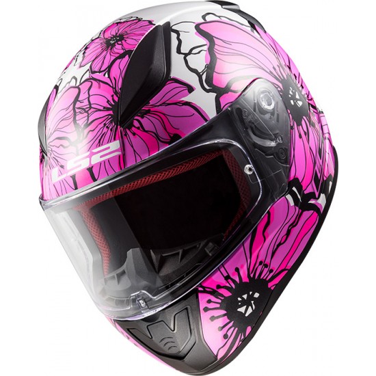 Casco integral LS2 Helmets FF353 RAPID Poppies Pink - Micasco.es Casco integral LS2 Helmets FF353 RAPID Poppies Pink - Micasco.es - Tu tienda de cascos de moto