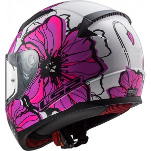 Casco integral LS2 Helmets FF353 RAPID Poppies Pink - Micasco.es - Tu tienda de cascos de moto