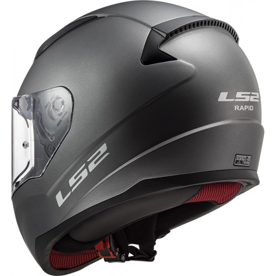 Casco integral LS2 Helmets FF353 RAPID Solid Matt Titanium - Micasco.es - Tu tienda de cascos de moto