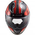 Casco integral LS2 Helmets FF353 RAPID Stratus Black Red Silver