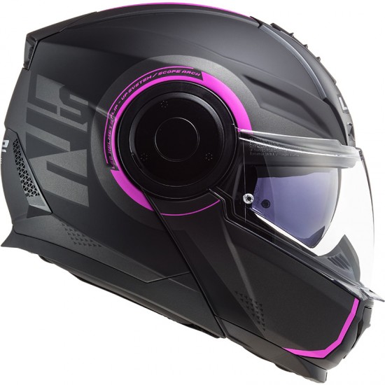 Casco Convertible LS2 ff902 SCOPE Arch Matt Titanium Pink - Micasco.es - Tu tienda de cascos de moto