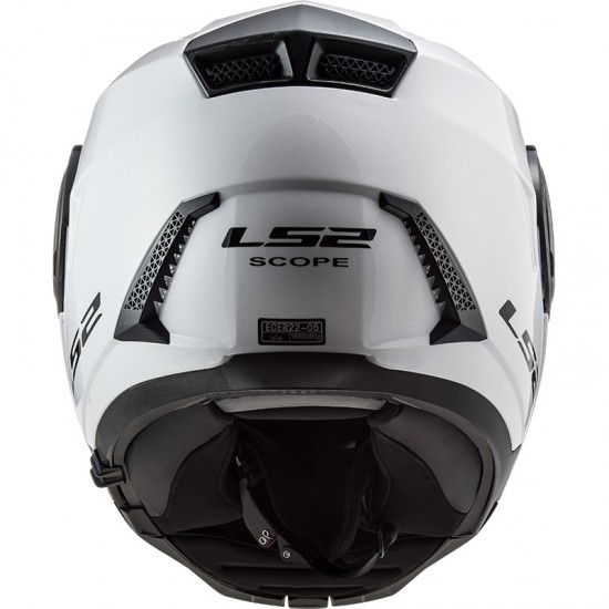 Casco Convertible LS2 ff902 SCOPE Solid White - Micasco.es - Tu tienda de cascos de moto