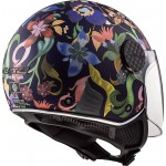 Casco jet LS2 Helmets OF558 SPHERE LUX Bloom Blue Pink - Micasco.es - Tu tienda de cascos de moto