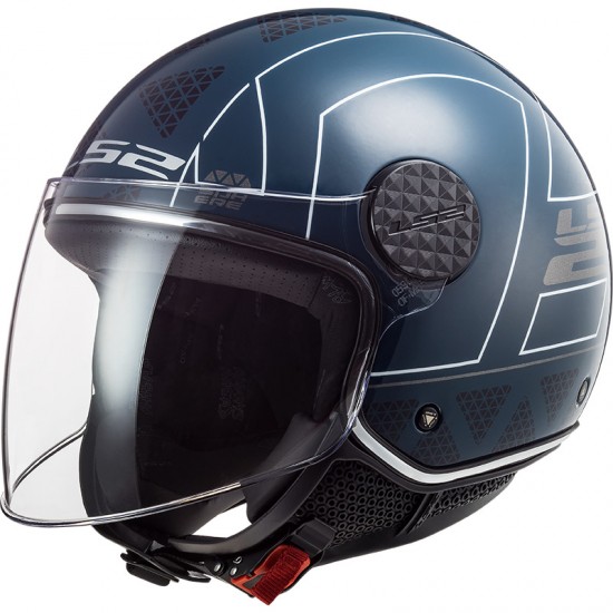 Casco jet LS2 Helmets OF558 SPHERE LUX Linus Cobalt - Micasco.es - Tu tienda de cascos de moto