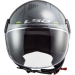 Casco jet LS2 Helmets OF558 SPHERE LUX Linus Nardo Grey - Micasco.es - Tu tienda de cascos de moto