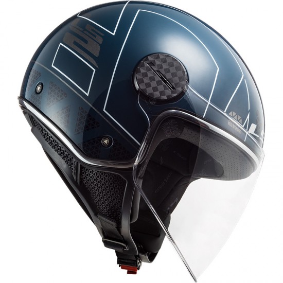 Casco jet LS2 Helmets OF558 SPHERE LUX Linus Cobalt - Micasco.es - Tu tienda de cascos de moto