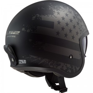 Casco jet LS2 Helmets OF599 SPITFIRE Black Flag Matt Black Titanium - Micasco.es Casco jet LS2 Helmets OF599 SPITFIRE Black Flag Matt Black Titanium - Micasco.es - Tu tienda de cascos de moto