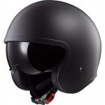 Casco jet LS2 Helmets OF599 SPITFIRE Solid Matt Black - Micasco.es - Tu tienda de cascos de moto