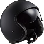 Casco jet LS2 Helmets OF599 SPITFIRE Solid Matt Black - Micasco.es - Tu tienda de cascos de moto