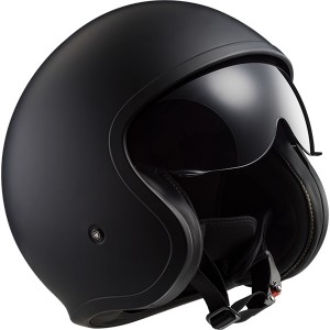 Casco jet LS2 Helmets OF599 SPITFIRE Solid Matt Black - Micasco.es - Tu tienda de cascos de moto