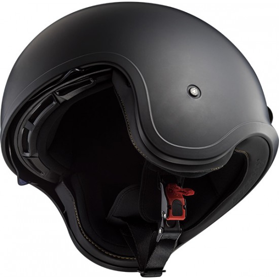 Casco jet LS2 Helmets OF599 SPITFIRE Solid Matt Black - Micasco.es - Tu tienda de cascos de moto