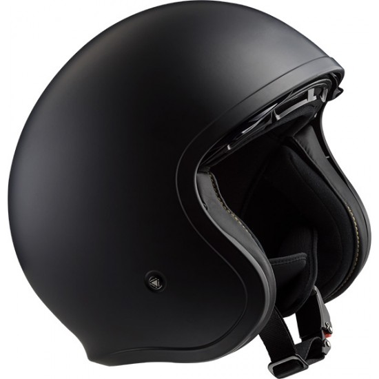 Casco jet LS2 Helmets OF599 SPITFIRE Solid Matt Black - Micasco.es - Tu tienda de cascos de moto