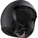 Casco jet LS2 Helmets OF599 SPITFIRE Solid Matt Black - Micasco.es - Tu tienda de cascos de moto