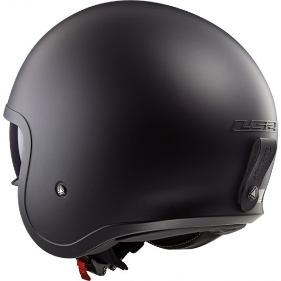 Casco jet LS2 Helmets OF599 SPITFIRE Solid Matt Black - Micasco.es - Tu tienda de cascos de moto