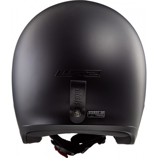 Casco jet LS2 Helmets OF599 SPITFIRE Solid Matt Black - Micasco.es - Tu tienda de cascos de moto