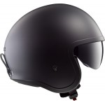 Casco jet LS2 Helmets OF599 SPITFIRE Solid Matt Black - Micasco.es - Tu tienda de cascos de moto