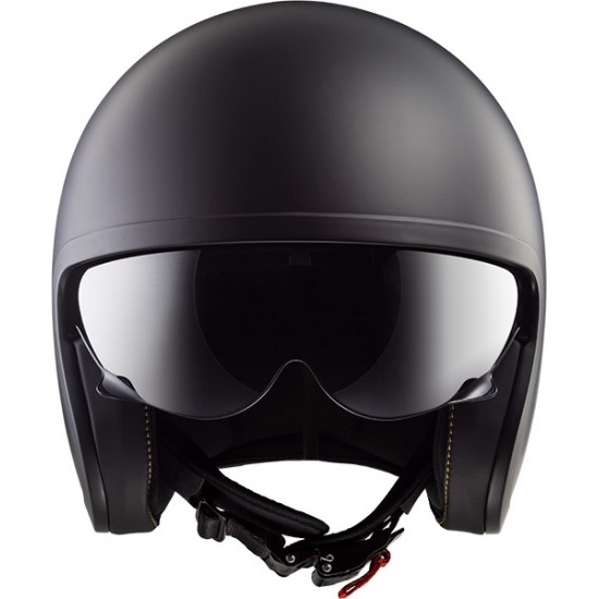 Casco jet LS2 Helmets OF599 SPITFIRE Solid Matt Black - Micasco.es - Tu tienda de cascos de moto