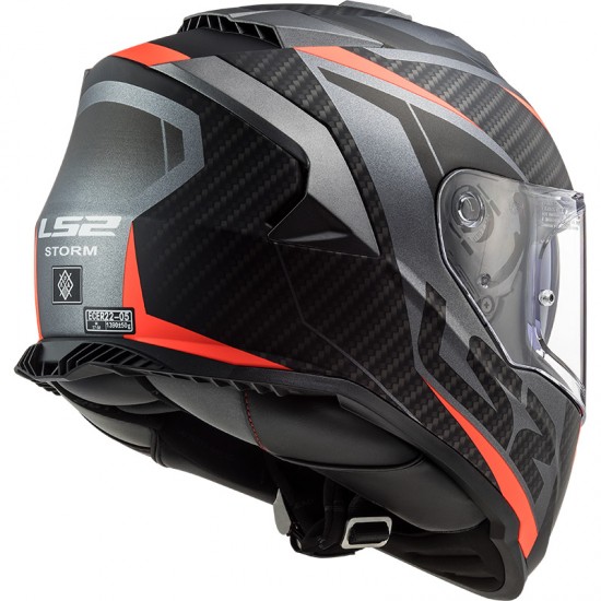 Casco integral LS2 FF800 STORM Racer Matt Titanium Fluo Orange - Micasco.es Casco integral LS2 FF800 STORM Racer Matt Titanium Fluo Orange - Micasco.es - Tu tienda de cascos de moto