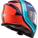 Casco integral LS2 FF800 STORM Slant Matt Blue Fluo Orange - Micasco.es - Tu tienda de cascos de moto