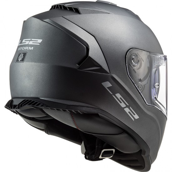 Casco integral LS2 FF800 STORM Solid Matt Titanium - Micasco.es - Tu tienda de cascos de moto