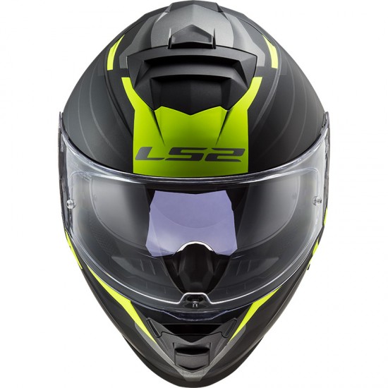 Casco integral LS2 FF800 STORM Nerve Matt Black HV Yellow - Micasco.es Casco integral LS2 FF800 STORM Nerve Matt Black HV Yellow - Micasco.es - Tu tienda de cascos de moto