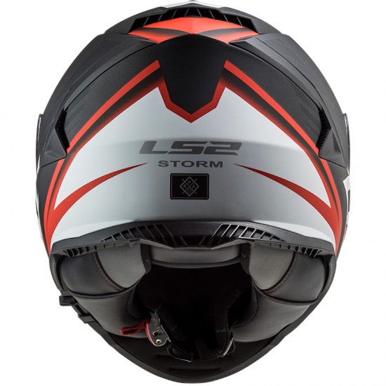Casco integral LS2 FF800 STORM Nerve Matt Black Red - Micasco.es - Tu tienda de cascos de moto