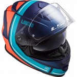 Casco integral LS2 FF800 STORM Slant Matt Blue Fluo Orange - Micasco.es Casco integral LS2 FF800 STORM Slant Matt Blue Fluo Orange - Micasco.es - Tu tienda de cascos de moto