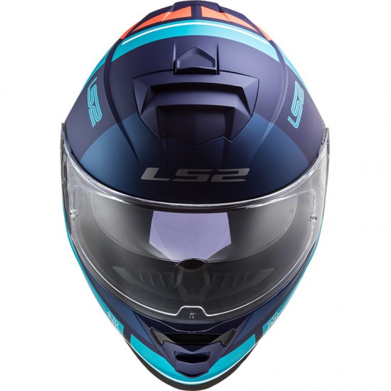 Casco integral LS2 FF800 STORM Slant Matt Blue Fluo Orange - Micasco.es Casco integral LS2 FF800 STORM Slant Matt Blue Fluo Orange - Micasco.es - Tu tienda de cascos de moto