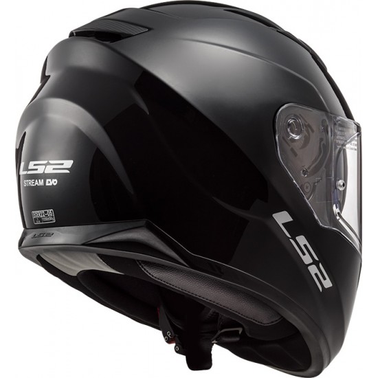 Casco integral LS2 Helmets FF320 STREAM EVO SOLID Black - Micasco.es - Tu tienda de cascos de moto