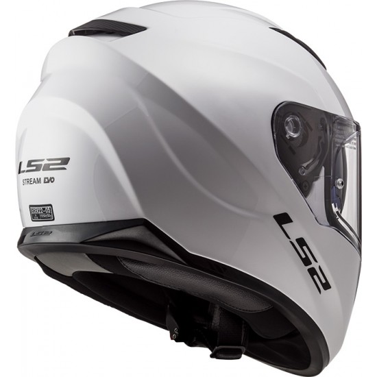 Clasificar Noticias Noticias Casco integral LS2 Helmets FF320 STREAM EVO SOLID White