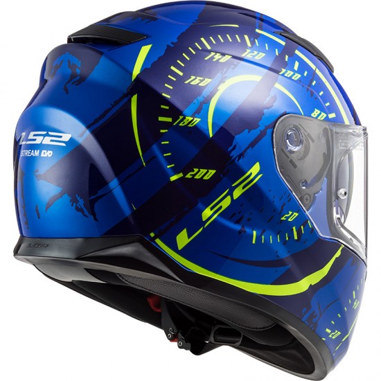 Casco integral LS2 Helmets FF320 STREAM EVO Tacho Blue HV Yellow - Micasco.es - Tu tienda de cascos de moto