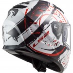 Casco integral LS2 Helmets FF320 STREAM EVO Tacho Black White Red - Micasco.es - Tu tienda de cascos de moto