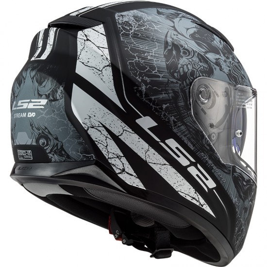 Casco integral LS2 Helmets FF320 STREAM EVO THRONE Matt Black Titanium - Micasco.es - Tu tienda de cascos de moto