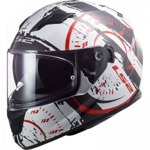 Casco integral LS2 Helmets FF320 STREAM EVO Tacho Black White Red