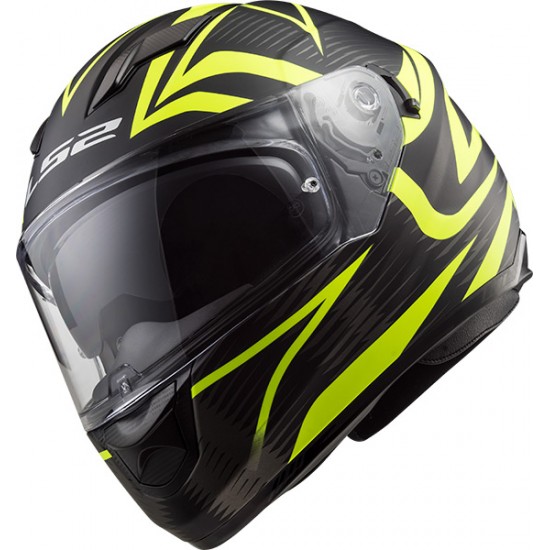 Casco integral LS2 Helmets FF320 STREAM EVO JINK Matt Black HV Yellow - Micasco.es - Tu tienda de cascos de moto