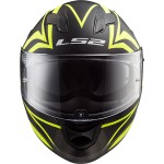 Casco integral LS2 Helmets FF320 STREAM EVO JINK Matt Black HV Yellow - Micasco.es - Tu tienda de cascos de moto